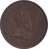 1909 ONE CENT CANADA - WORLD COINS - Cambridgeshire Coins
