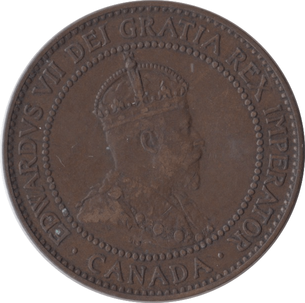 1909 ONE CENT CANADA - WORLD COINS - Cambridgeshire Coins