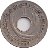 1909 ONE CENT EAST AFRICA - WORLD COINS - Cambridgeshire Coins