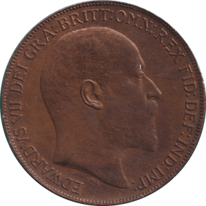 1909 PENNY ( AUNC ) - PENNY - Cambridgeshire Coins