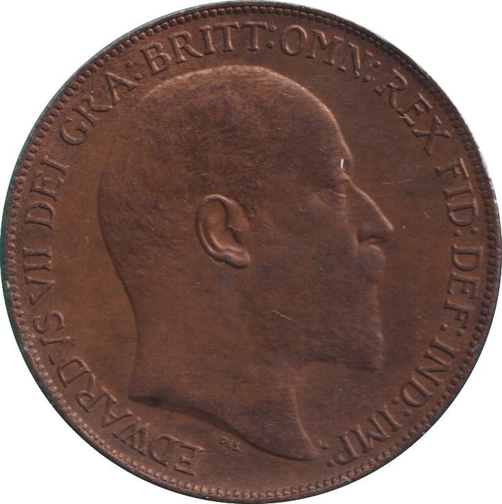 1909 PENNY ( AUNC ) - PENNY - Cambridgeshire Coins