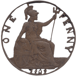 1909 PENNY HAND MADE MEDAL - PENNY - Cambridgeshire Coins