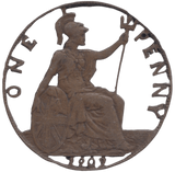 1909 PENNY HAND MADE MEDAL - PENNY - Cambridgeshire Coins