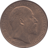 1909 PENNY ( UNC ) - PENNY - Cambridgeshire Coins