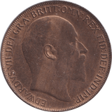 1909 PENNY WEAK STRIKE ( UNC ) - PENNY - Cambridgeshire Coins