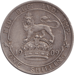 1909 SHILLING ( FINE ) - SHILLING - Cambridgeshire Coins