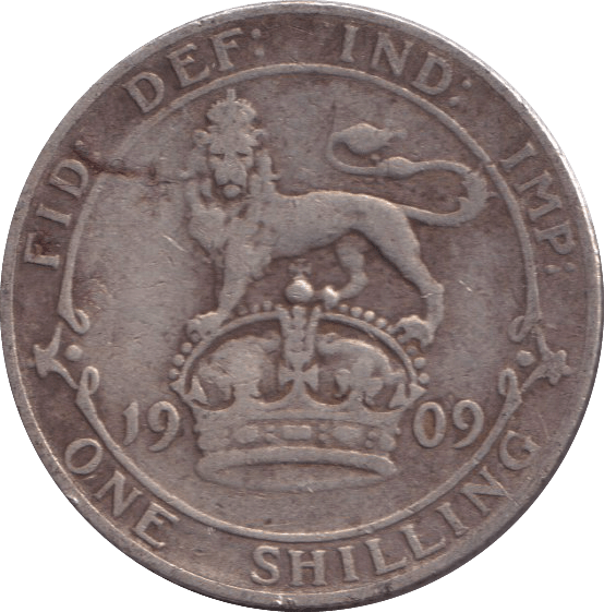 1909 SHILLING ( FINE ) - SHILLING - Cambridgeshire Coins