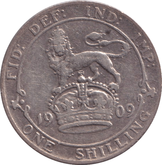1909 SHILLING ( FINE ) - SHILLING - Cambridgeshire Coins