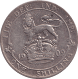 1909 SHILLING ( FINE ) - SHILLING - Cambridgeshire Coins