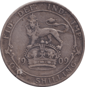 1909 SHILLING ( GF ) 4 - SHILLING - Cambridgeshire Coins