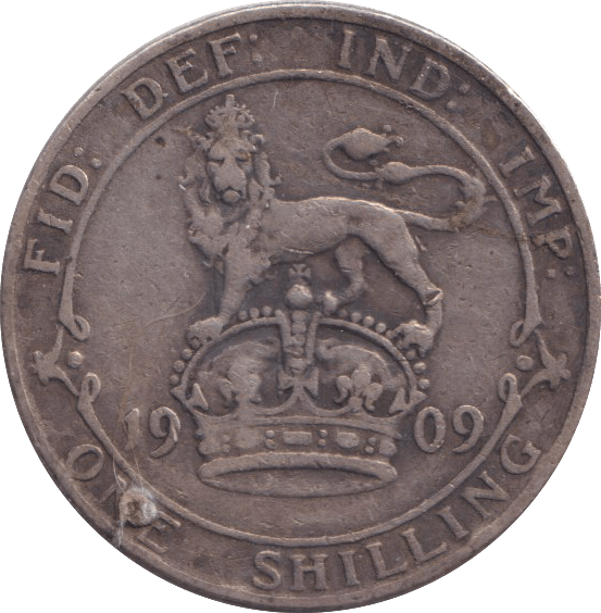 1909 SHILLING ( GF ) 4 - SHILLING - Cambridgeshire Coins