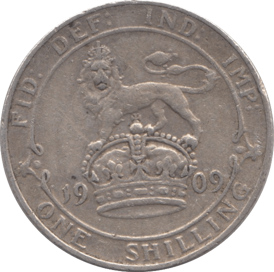 1909 SHILLING ( GF ) - Shilling - Cambridgeshire Coins