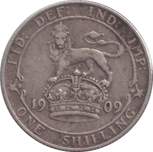 1909 SHILLING ( GF ) - SHILLING - Cambridgeshire Coins