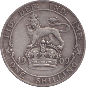 1909 SHILLING ( GF ) - SHILLING - Cambridgeshire Coins
