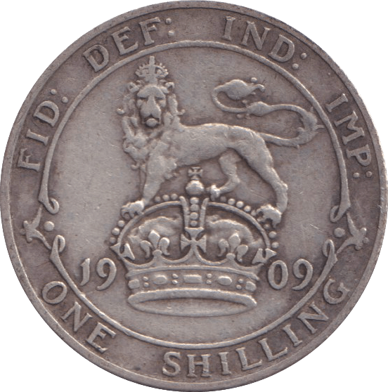 1909 SHILLING ( GF ) - SHILLING - Cambridgeshire Coins