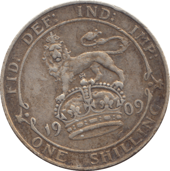 1909 SHILLING ( GF ) - SHILLING - Cambridgeshire Coins