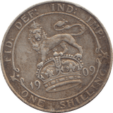1909 SHILLING ( GF ) - SHILLING - Cambridgeshire Coins