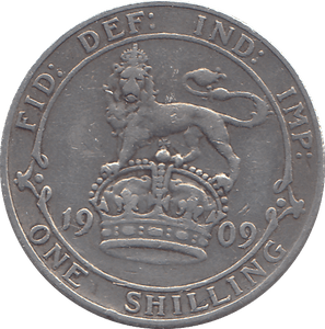 1909 SHILLING ( VF ) - SHILLING - Cambridgeshire Coins