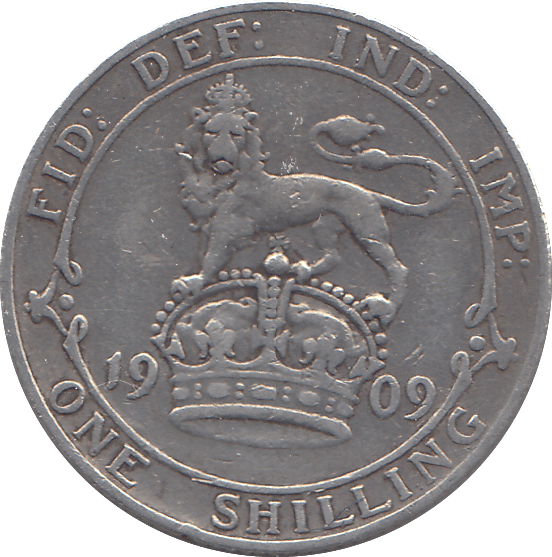 1909 SHILLING ( VF ) - SHILLING - Cambridgeshire Coins
