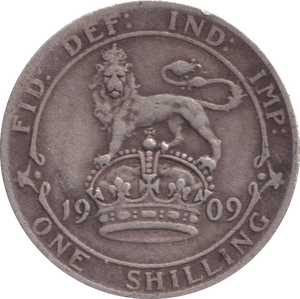 1909 SHILLING ( VF ) - SHILLING - Cambridgeshire Coins