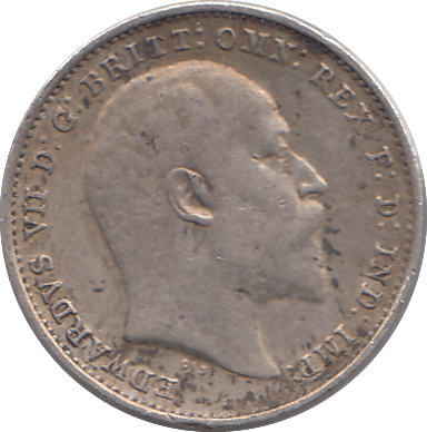 1909 SILVER THREEPENCE ( VF ) - THREEPENCE - Cambridgeshire Coins
