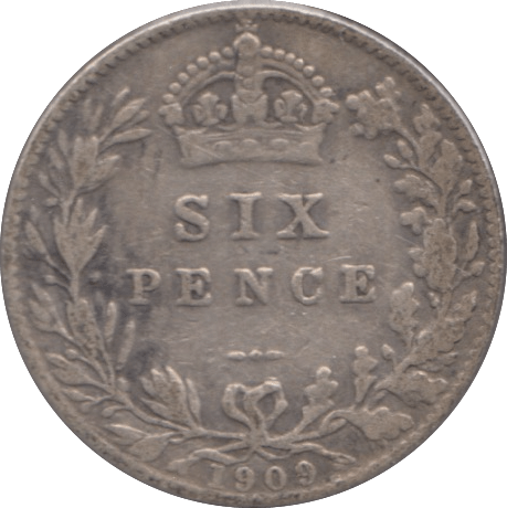 1909 SIXPENCE ( FINE ) - SIXPENCE - Cambridgeshire Coins