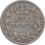 1909 SIXPENCE ( FINE ) - SIXPENCE - Cambridgeshire Coins