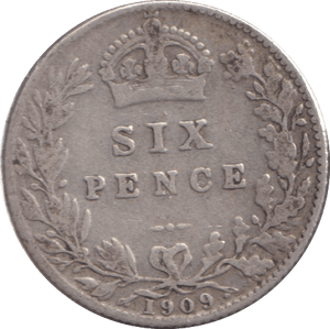 1909 SIXPENCE ( FINE ) - SIXPENCE - Cambridgeshire Coins