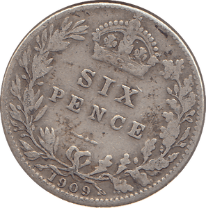 1909 SIXPENCE ( GF ) - SIXPENCE - Cambridgeshire Coins
