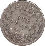 1909 SIXPENCE ( GF ) - SIXPENCE - Cambridgeshire Coins
