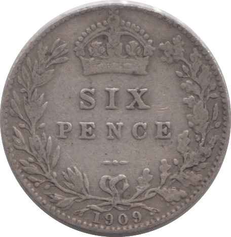 1909 SIXPENCE ( GF ) - Sixpence - Cambridgeshire Coins