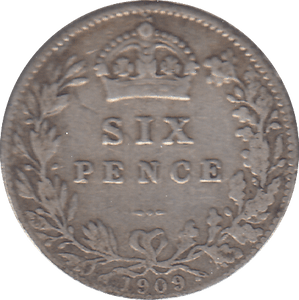 1909 SIXPENCE ( GF ) - SIXPENCE - Cambridgeshire Coins