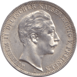 1909 THREE MARK BERLIN A - SILVER WORLD COINS - Cambridgeshire Coins