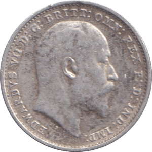 1909 THREEPENCE ( EF ) - THREEPENCE - Cambridgeshire Coins