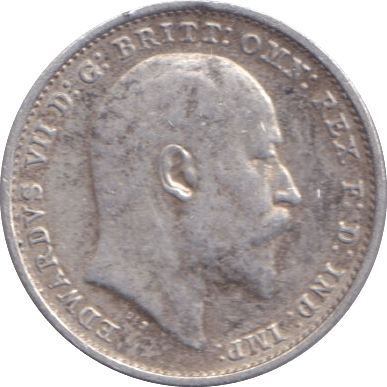 1909 THREEPENCE ( EF ) - THREEPENCE - Cambridgeshire Coins