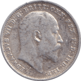 1909 THREEPENCE ( EF ) - THREEPENCE - Cambridgeshire Coins