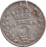 1909 THREEPENCE ( GF ) - WORLD COINS - Cambridgeshire Coins