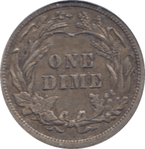 1909 USA BARBER DIME - SILVER WORLD COINS - Cambridgeshire Coins