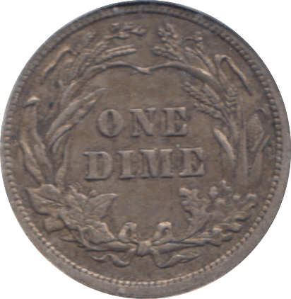 1909 USA BARBER DIME - SILVER WORLD COINS - Cambridgeshire Coins