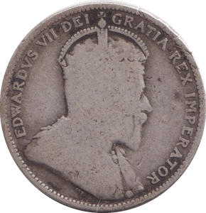 1910 CANADA 25 CENTS - WORLD COINS - Cambridgeshire Coins