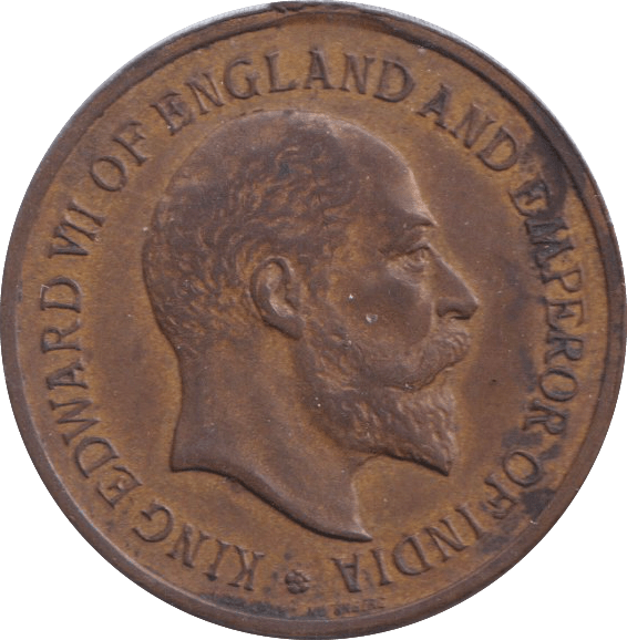 1910 DEATH MEDAL EDWARD VII - MEDALS & MEDALLIONS - Cambridgeshire Coins