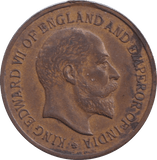 1910 DEATH MEDAL EDWARD VII - MEDALS & MEDALLIONS - Cambridgeshire Coins