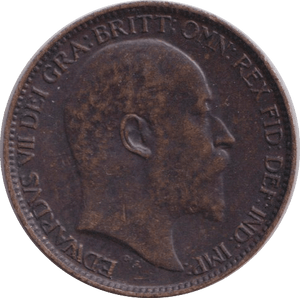 1910 FARTHING ( FINE ) - FARTHING - Cambridgeshire Coins