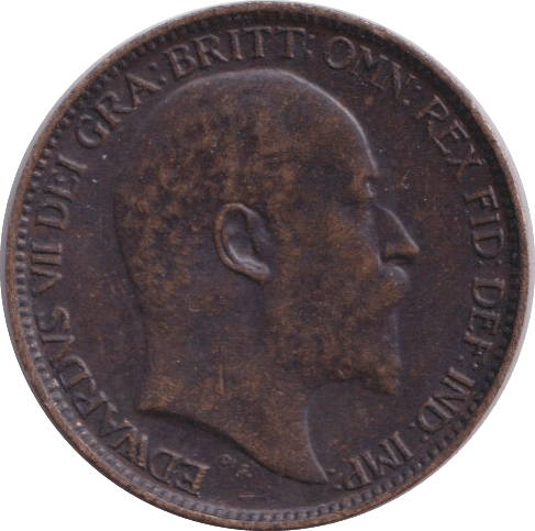 1910 FARTHING ( FINE ) - FARTHING - Cambridgeshire Coins
