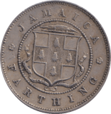 1910 FARTHING JAMAICA - WORLD COINS - Cambridgeshire Coins