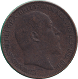 1910 FARTHING ( VF ) - FARTHING - Cambridgeshire Coins
