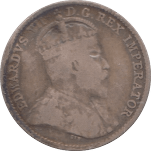 1910 FIVE CENTS CANADA - SILVER WORLD COINS - Cambridgeshire Coins