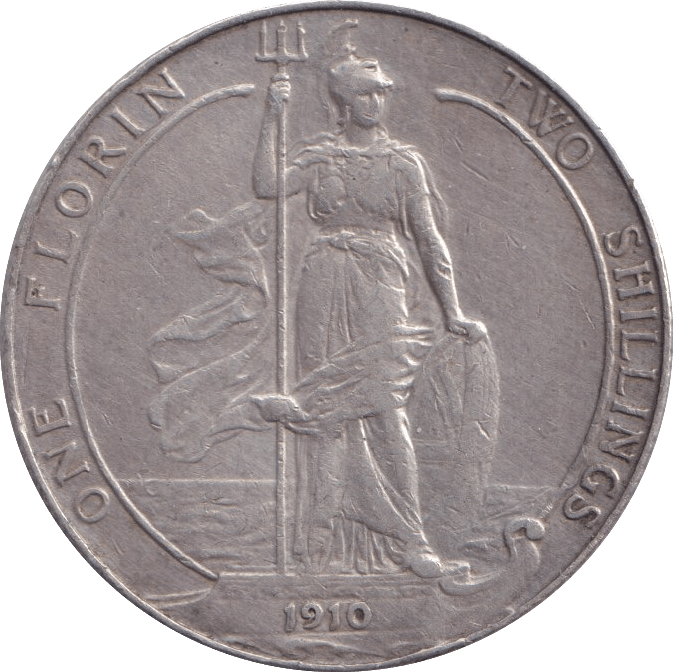 1910 FLORIN ( EF ) - FLORIN - Cambridgeshire Coins