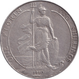 1910 FLORIN ( EF ) - FLORIN - Cambridgeshire Coins