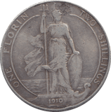 1910 FLORIN ( F ) - FLORIN - Cambridgeshire Coins